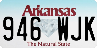 AR license plate 946WJK