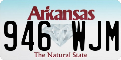 AR license plate 946WJM