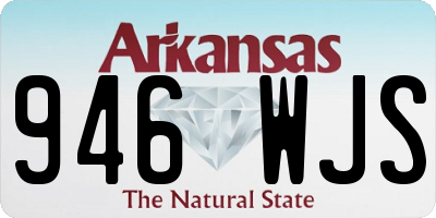 AR license plate 946WJS