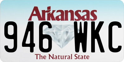 AR license plate 946WKC