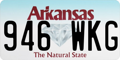AR license plate 946WKG