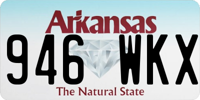 AR license plate 946WKX