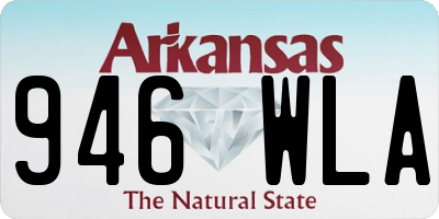 AR license plate 946WLA