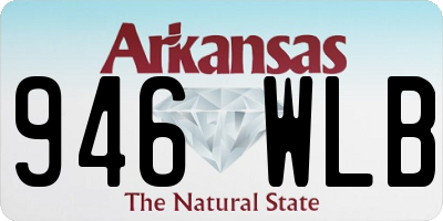 AR license plate 946WLB