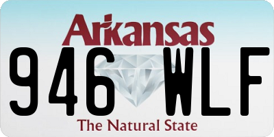 AR license plate 946WLF