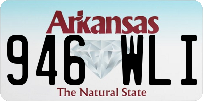 AR license plate 946WLI