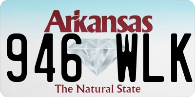 AR license plate 946WLK