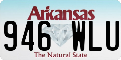 AR license plate 946WLU