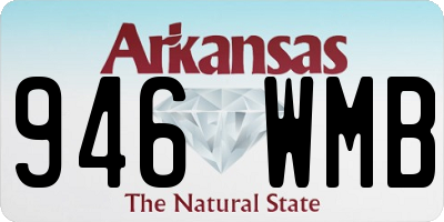 AR license plate 946WMB