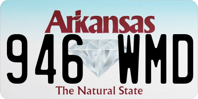 AR license plate 946WMD