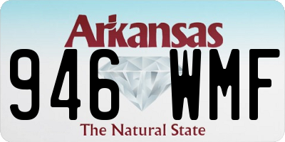 AR license plate 946WMF
