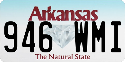 AR license plate 946WMI