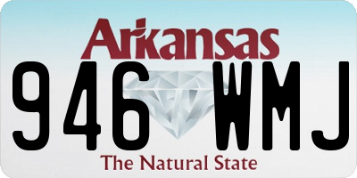 AR license plate 946WMJ