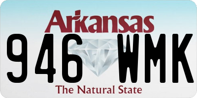 AR license plate 946WMK