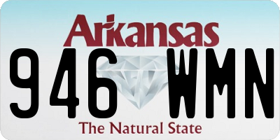 AR license plate 946WMN