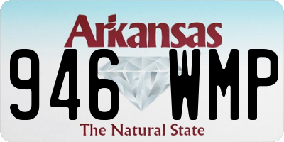 AR license plate 946WMP