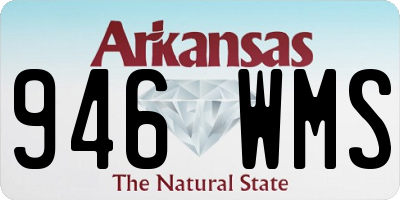 AR license plate 946WMS