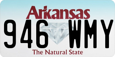 AR license plate 946WMY