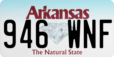AR license plate 946WNF