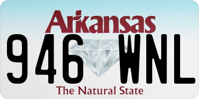 AR license plate 946WNL