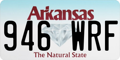AR license plate 946WRF