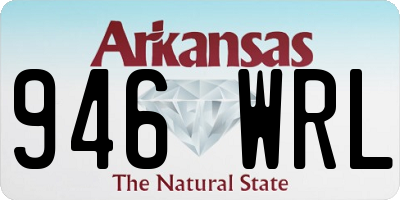 AR license plate 946WRL