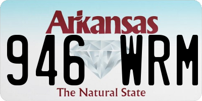 AR license plate 946WRM