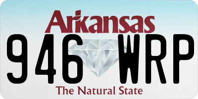AR license plate 946WRP