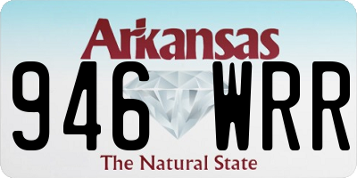 AR license plate 946WRR