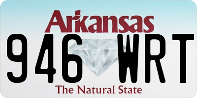 AR license plate 946WRT