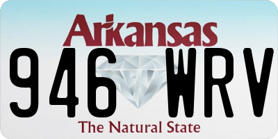 AR license plate 946WRV