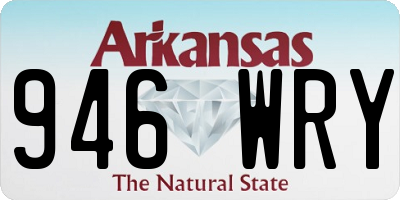 AR license plate 946WRY