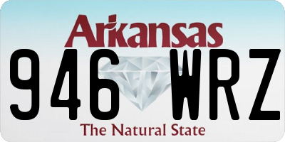 AR license plate 946WRZ