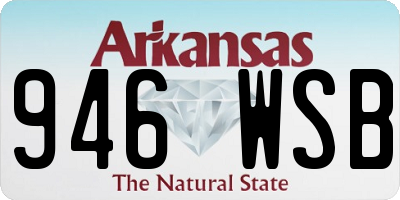 AR license plate 946WSB