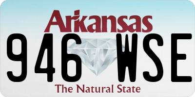AR license plate 946WSE