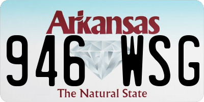 AR license plate 946WSG
