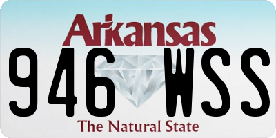 AR license plate 946WSS