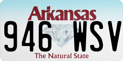 AR license plate 946WSV