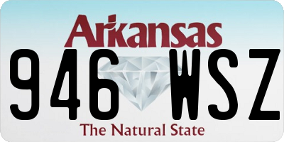 AR license plate 946WSZ