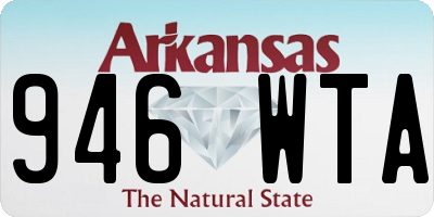 AR license plate 946WTA
