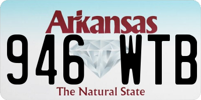 AR license plate 946WTB