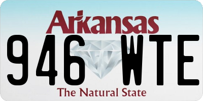 AR license plate 946WTE