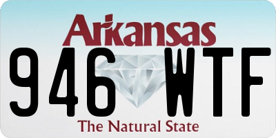 AR license plate 946WTF