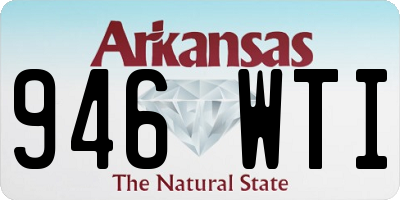 AR license plate 946WTI