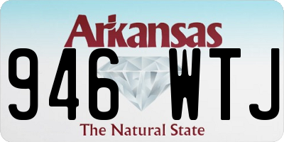 AR license plate 946WTJ