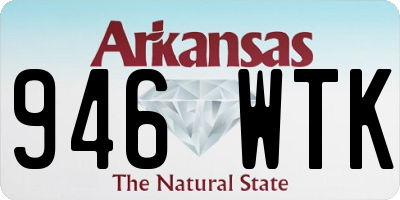 AR license plate 946WTK