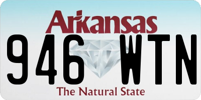 AR license plate 946WTN