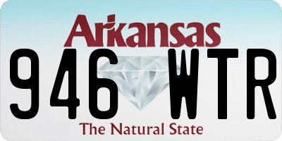 AR license plate 946WTR