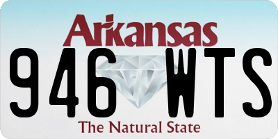 AR license plate 946WTS