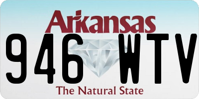 AR license plate 946WTV